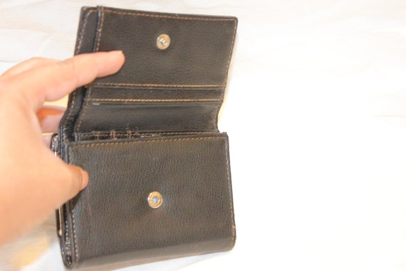 SMALL LEATHER WALLET Card,small leather coin purs… - image 4