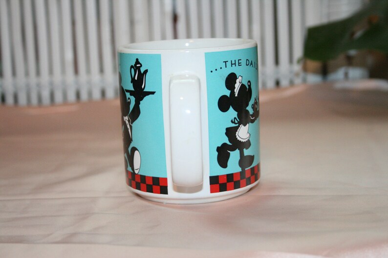 KOFFIE MICKEY MOUSE Cup, vintage mickey mouse, mickey mouse keuken, minnie muis keuken, minnie muis beker, mickey mouse beker, mickey muis mok afbeelding 7