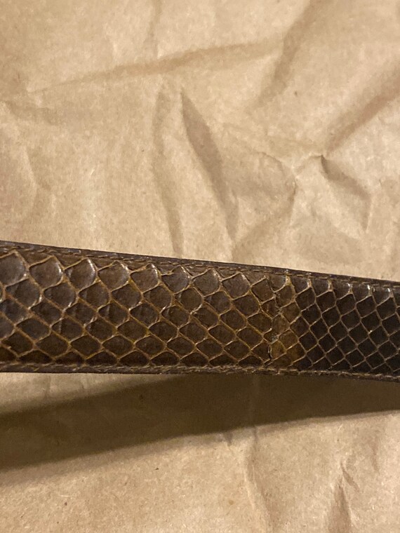 small,SNAKE SKIN BELT,snake belt,boho belt,southw… - image 9