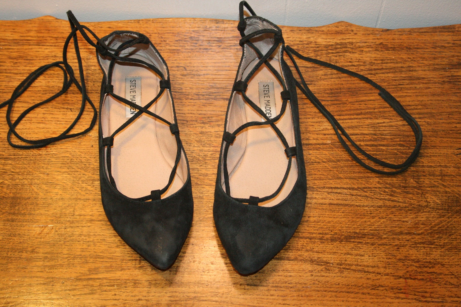 size 7,goth leather flats,wrap around flats,flats for women,leather flats 7,flats 7,ballet flats,ballet flats for women,ballet f