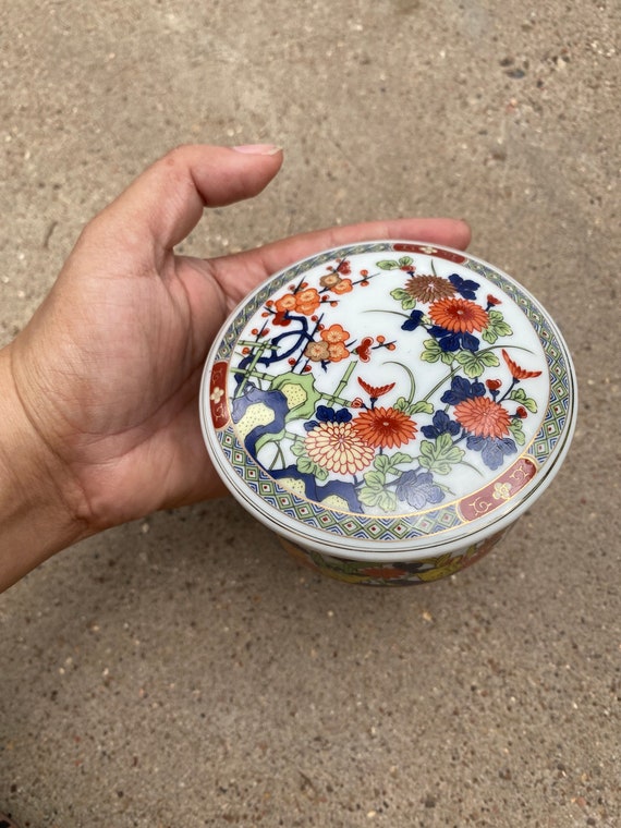 PORCELAIN FLOWER BOX,porcelain box with lid,porce… - image 8