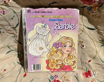 The Missing Wedding Dress Featuring Barbie- a Little Golden Book - Etsy