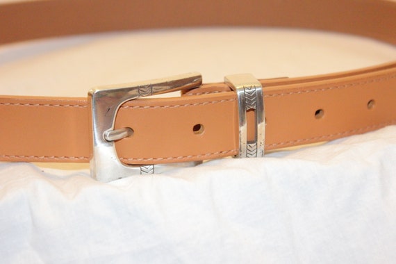 VGT WOMEN LEATHER Belt,vintage leather belt,women… - image 3