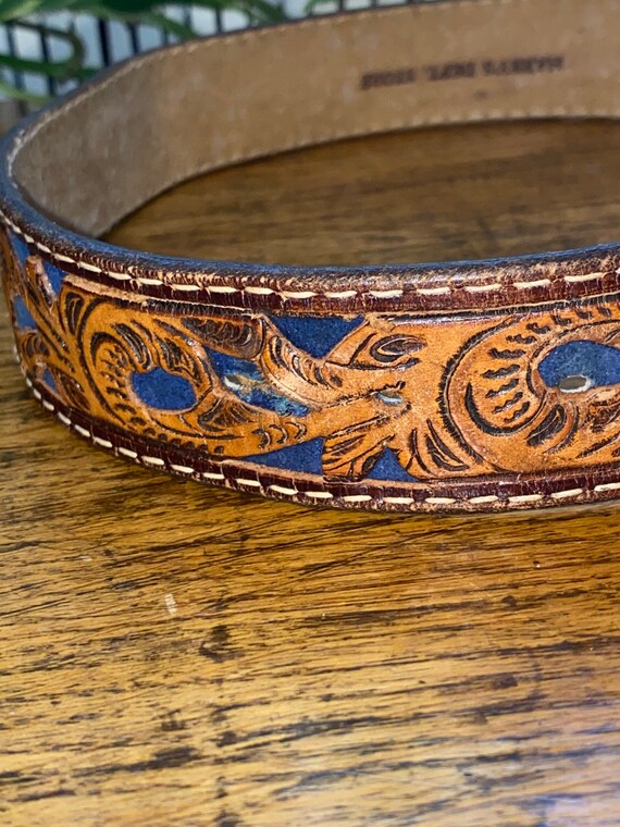 VINTAGE TOOLED SCOTT Belt,scott belt,scott,tooled… - image 6