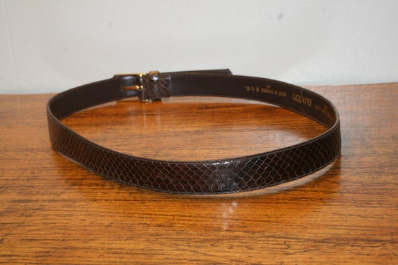 small,SNAKE SKIN BELT,snake belt,boho belt,southw… - image 7