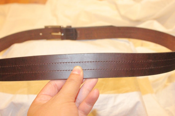 MENS LEATHER WIDE Belt,leather belt mens,mens lea… - image 6