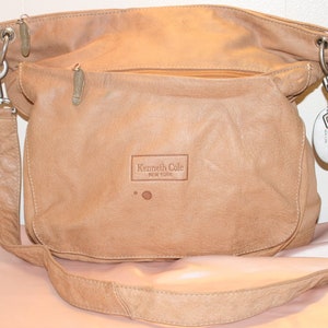 VGT KENNETH COLE Leather Purse,vintage kenneth cole bag,brown kenneth cole bag,vintage kenneth cole purse,leather kenneth cole crossbody