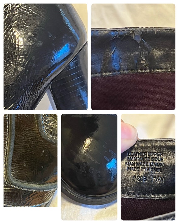 7.5 WOMEN BLACK LEATHER Boots,women Gianni Bini b… - image 10