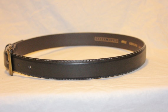 VGT LEATHER BELT,vintage brown leather belt,vinta… - image 9