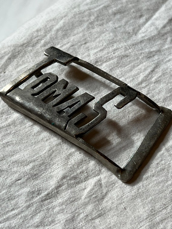 VGT TOMAS BUCKLE,vintage Tomas name buckle,vintag… - image 3