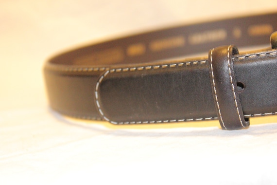 VGT LEATHER BELT,vintage brown leather belt,vinta… - image 5