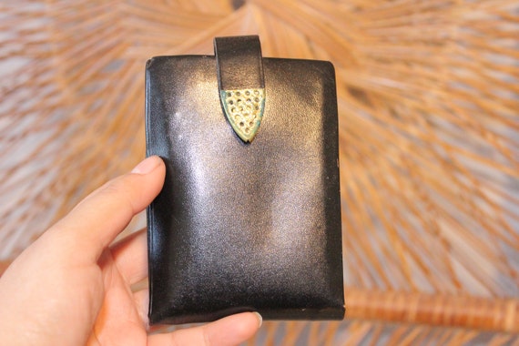 LEATHER BRASS Wallet,minimalist wallet,women leather wallet,boho wallet,biker wallet,goth wallet,gothic wallet,goth leather wallet,rocker