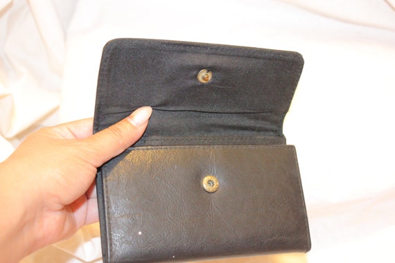 VGT BLACK LEATHER Wallet,black leather wallet,vin… - image 3