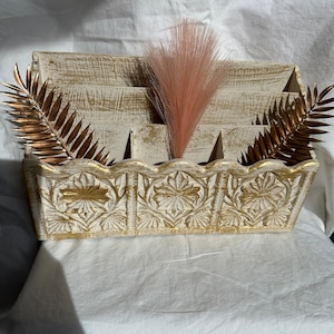VINTAGE LERNER ORGANIZER,vintage lerner desk organizer,vintage desk top organizers,vintage office desk organizer,vintage organizer container