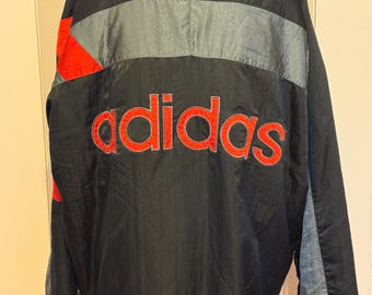 Chaqueta deportiva adidas vintage, chaqueta adidas vintage de los 80, chaqueta adidas clásica para hombre, chaqueta adidas retro para hombre, chaqueta adidas vintage para hombre talla XL