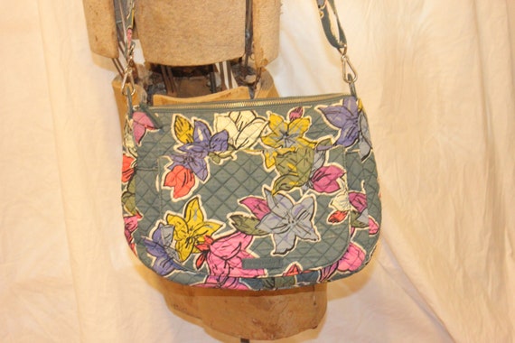 VERA BRADLEY FLORAL Purse,vera bradley quilted pu… - image 2