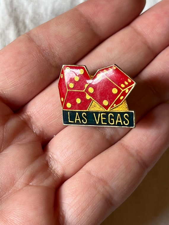 VGT LAS VEGAS Brooch,vintage Las Vegas brooch pin,