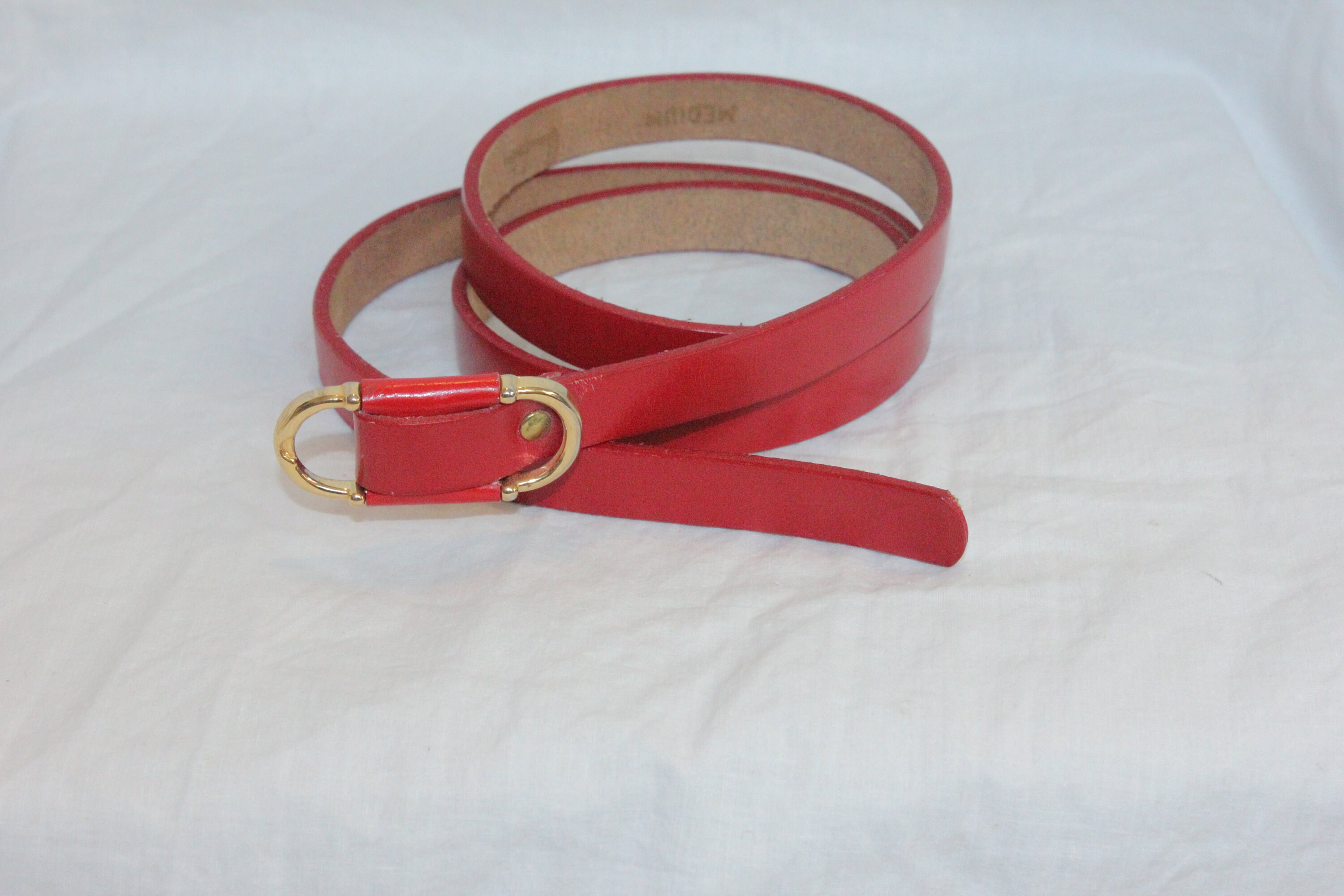 Made in India belt discount 98% Red Single WOMEN FASHION Accessories Belt Red 
