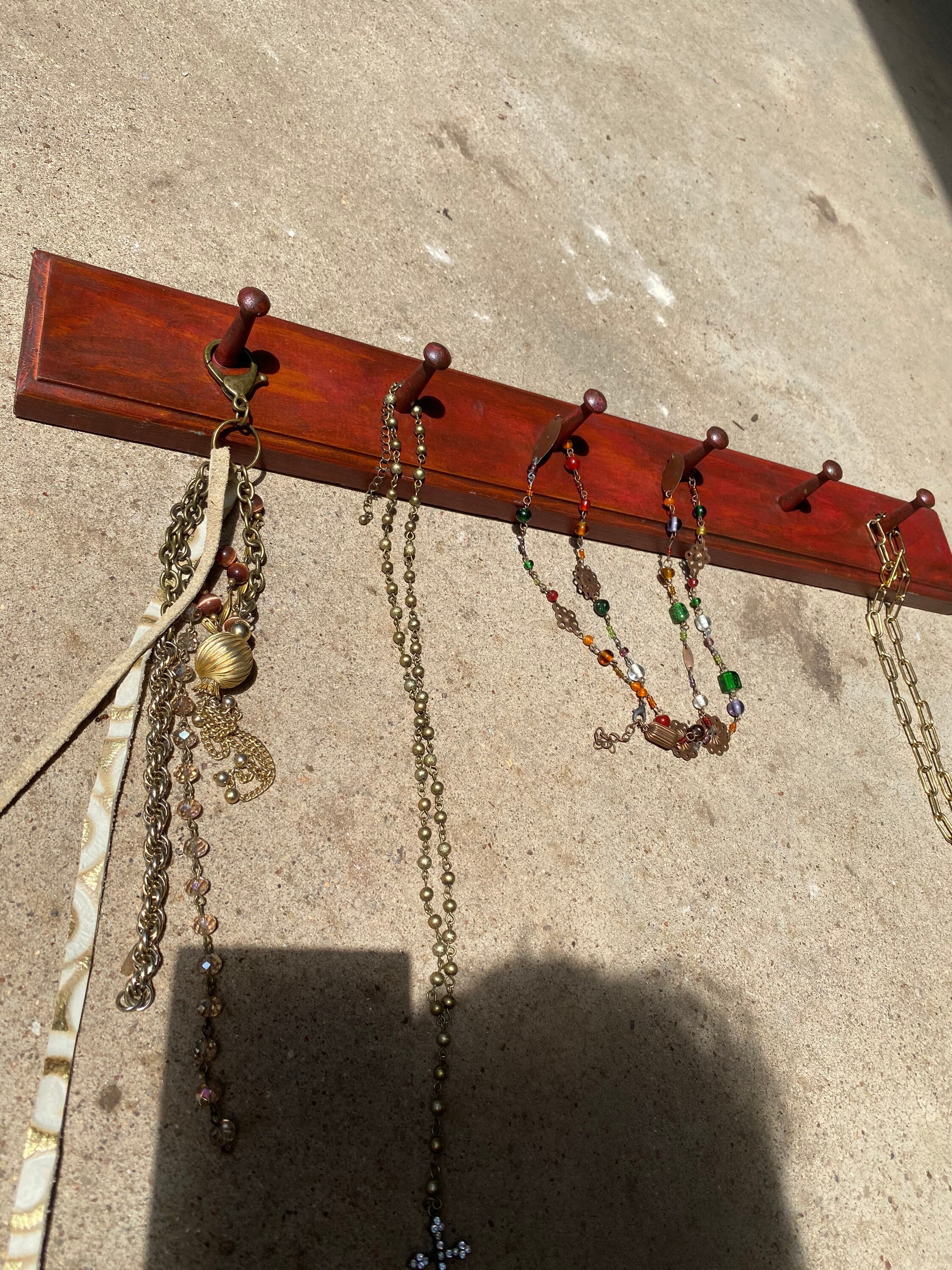 ESTANTE DE CLAVIJA DE MADERA ganchos de clavija de madera | Etsy