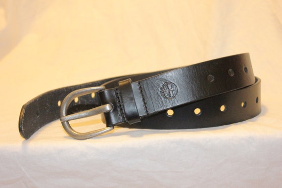 VINTAGE LEATHER BIKER Belt,vintage leather belt,w… - image 4