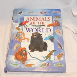 VINTAGE CHILDREN ANIMAL Book,vintage animal picture book,vintage fish picture book,vintage reptile picture book,vintage mammal picture book,