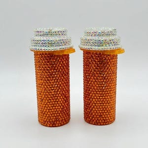 Bedazzled receptbelagd pillerflaska bild 1