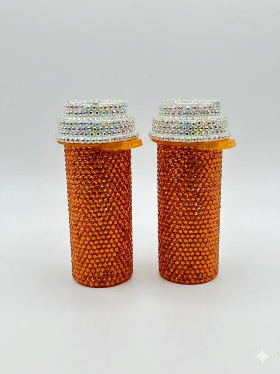 Bedazzled Prescription Pill Bottle