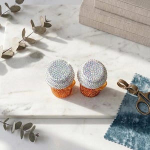 Bedazzled receptbelagd pillerflaska bild 3