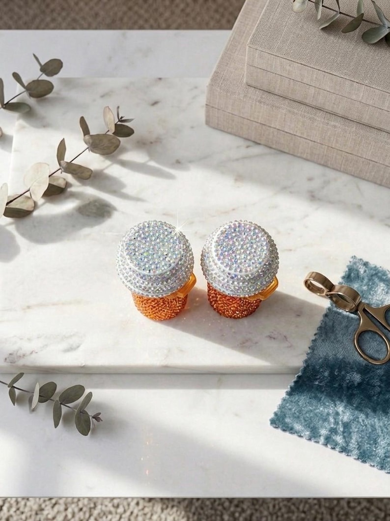 Bedazzled receptbelagd pillerflaska bild 3
