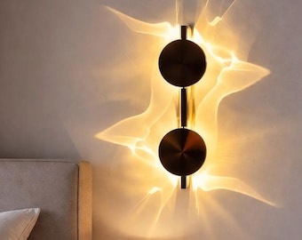 Aplique de pared moderno giratorio para dormitorio, mesita de noche y sala de estar.