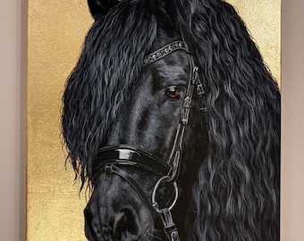 Luxury Custom Pet Portrait from Photo | Hand-Painted Dog Cat or Horse Painting | Realistic Fine Art Animal Portrait | Personalized Pet Art