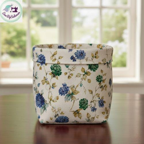 Bloom Basket Sewing Pattern PDF, Fabric Storage Basket Pattern ...