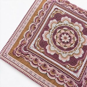 Floral Heirloom Crochet Blanket Pattern | Blossom Joy Blanket –Vintage Vibe Photo Tutorial (PDF) | crochet pdf