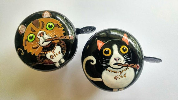 Tuxedo Cat Bicycle Bell Cannabis Smoking Marijuana Blunt Custom Bicycle Accessories Personalized Pot Smoker Gifts Cigar Smoker Gifts Etsy