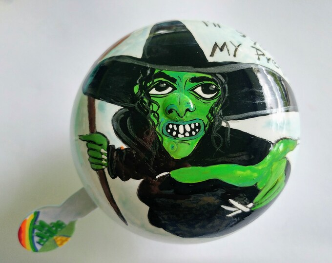 Wizard of Oz, Witch, Bicycle Accessories, Bicycle Bells, Painted Bike