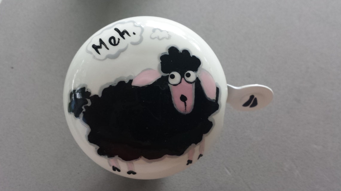 bicycle bell black sheep bike bell bicycle accessories bicycle Etsy