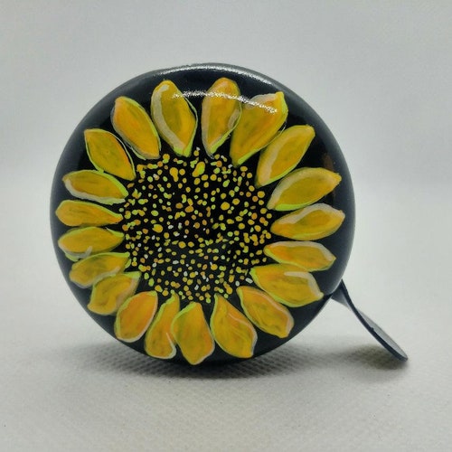 Sunflower Painting Sunflower Bicycle Bells Bike Bell Etsy