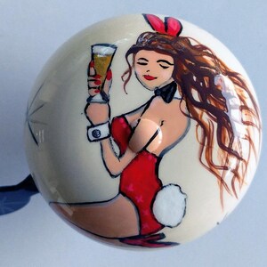 pin up girl, bike bell, pin up girl bicycle, beer gifts, beer lover gift, playboy, playboy pin ups, bicycle accessories, bike art