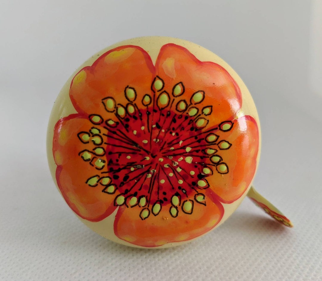 Poppy Flower Bike Bell California Poppy Yellow Poppy Etsy