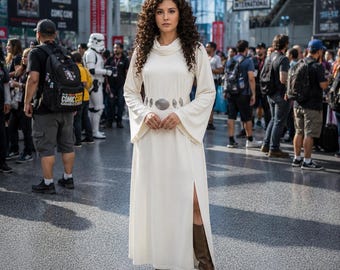 Princess Leia White Cosplay for Women inspired By Star wars Cosplay - TheCosplayCanvas