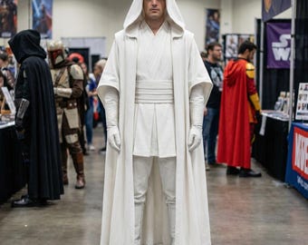 Costume d'apprenti Sith inspiré de Dark Maul : peignoirs multicouches, cape à capuche, ceinture en similicuir - seigneur Sith