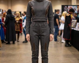 Star Wars Inspired Bo-Katan Kryze Cosplay Costume | Women’s Galactic Nite Owl Flight Suit