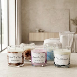 Soy Candle • 8oz • Single Wick • Clean Burn • Everyday Home Candle • Personalized Gift