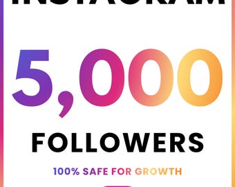 5000+ Instagram Followers Boost | Instagram Growth Service | Increase Followers & Engagement | Social Media Promotion