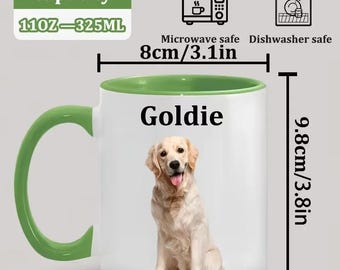 Custom Photo Mug Personalized Coffee Mug, Add Your Design Mug, Picture Mug Gift, Personalized Gift for Him Her, Custom Name Mug, Photo Gift
