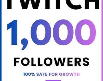 1000+ Twitch Follower Werbeservice | Twitch Kanal Wachstum | Stream-Publity Boost | Live Stream Engagement | Kreatives Marketing