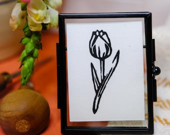 Estampado de fresias - colección floral