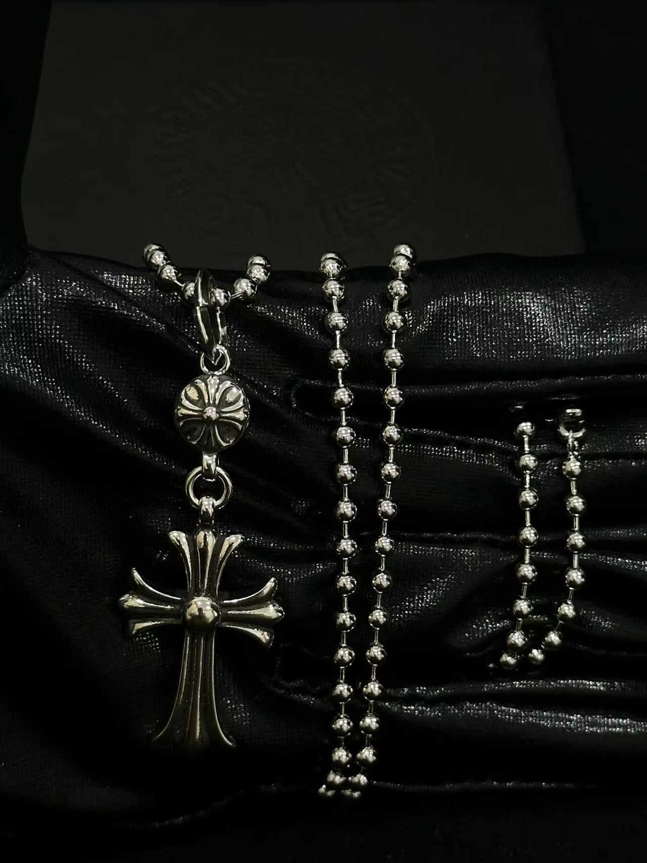 Chrome Hearts Cross Ball Necklace - Etsy Canada