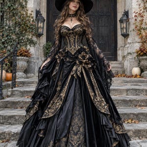 Black Baroque Dress