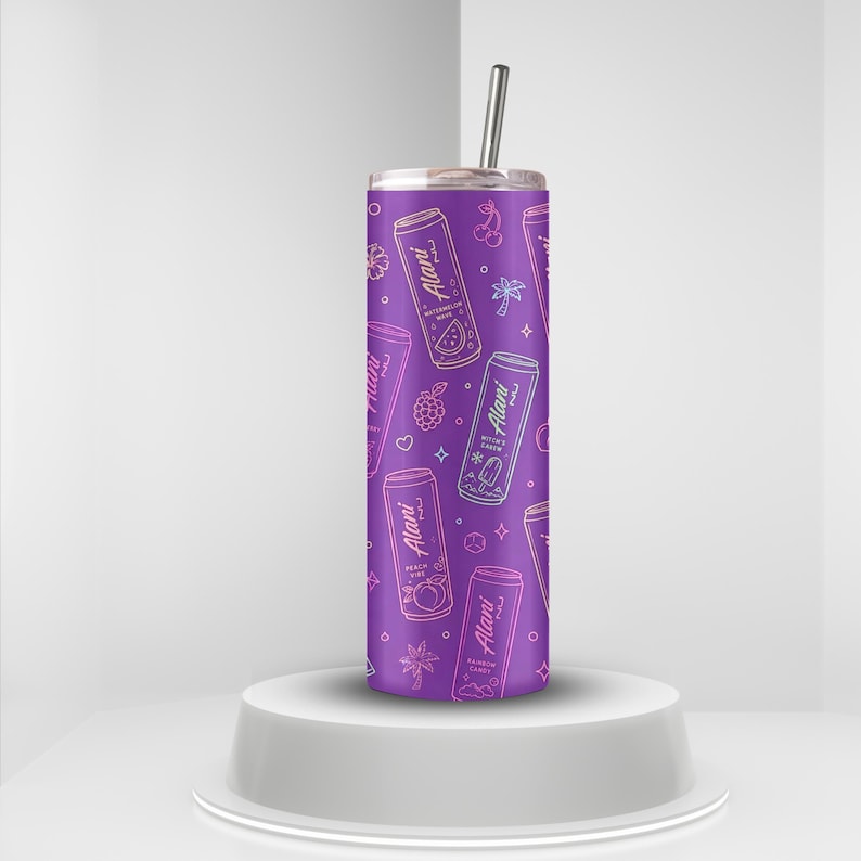 Alani theme Pattern Tumbler | 20oz Stainless Steel Travel Cup image 1